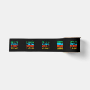 Ruban Gros-grain Célèbre boisson Ruban Grosgrain