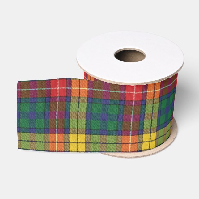 Ruban Gros-grain Clan Buchanan Plaid (Bobine)