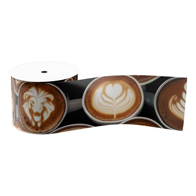 Ruban Gros-grain  Coffee Cup Ribbon (Bobine)