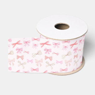 Ruban Gros-grain Coquette Balletcore Light Rose