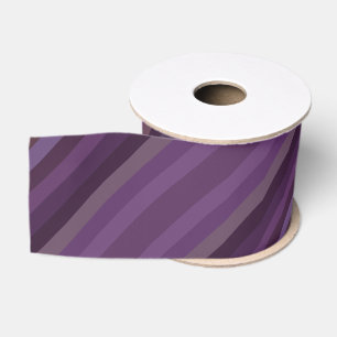 Ruban Gros-grain Couleurs violettes colorées de l'année en rayures