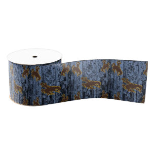 Ruban Gros-grain cow-boy