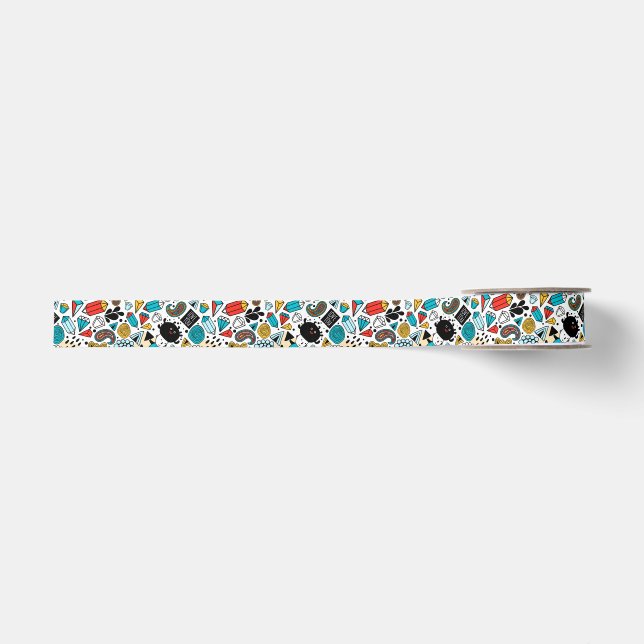 Ruban Gros-grain Crazy head (Devant)