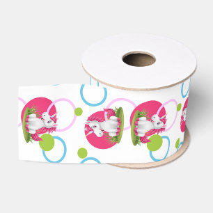 Ruban Gros-grain Cute Unicorn Joyeux Anniversaire