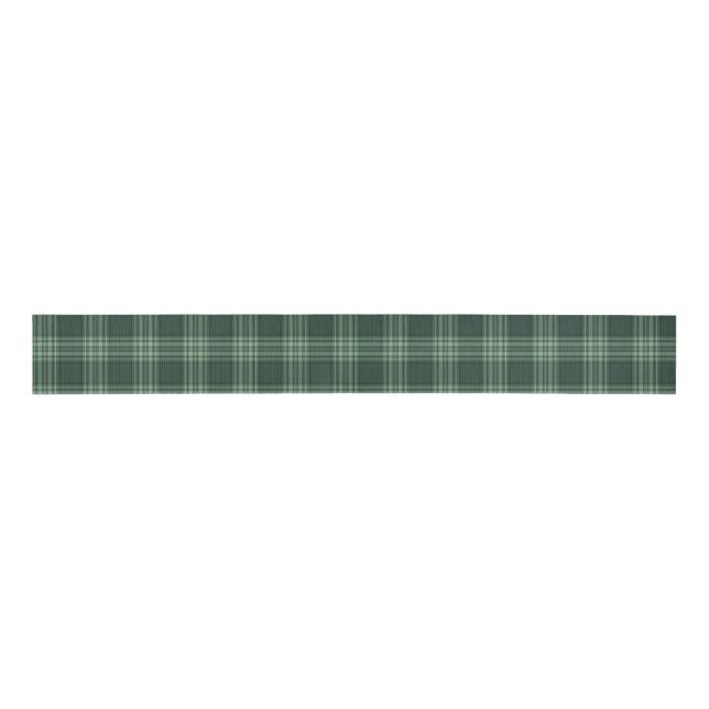 Ruban Gros-grain Dark Red Tartan Plaid (Devant)
