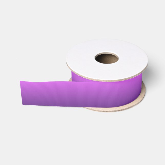 Ruban Gros-grain dégradé foncé violet (Bobine)