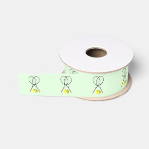 Ruban Gros-grain Doubles de tennis Green