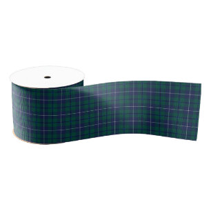 Ruban Gros-grain Douglas Scottish Tartan Plaid