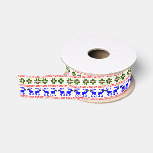 Ruban Gros-grain Doux moche (Traitez Avec) Reindeer