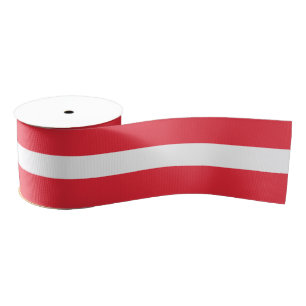 Ruban Gros-grain Drapeau Autriche