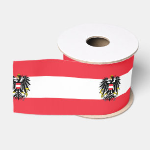 Ruban Gros-grain Drapeau Autriche