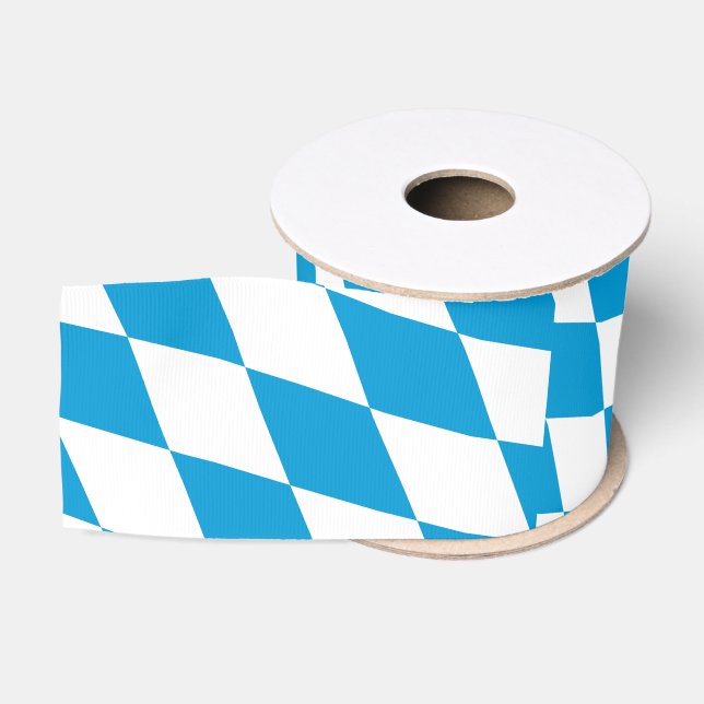 Ruban Gros-grain Drapeau bavarois & Bavière, Allemagne Voyage /spor (Bobine)