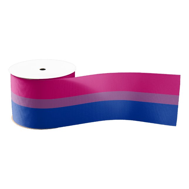 Ruban Gros-grain Drapeau bisexuel communauté de fierté / drapeau ge (Bobine)