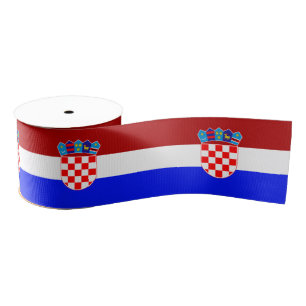 Ruban Gros-grain Drapeau croate