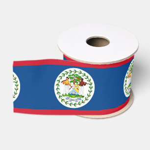 Ruban Gros-grain Drapeau du Belize