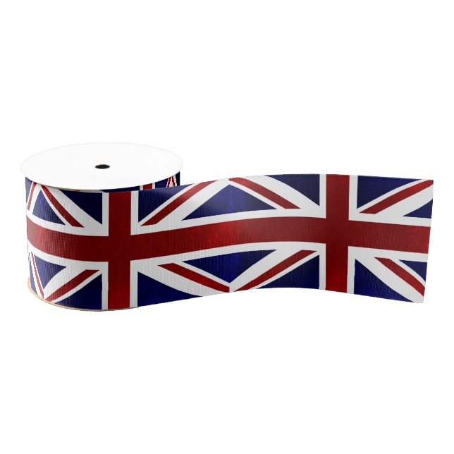 Ruban Gros-grain Drapeau du Royaume-Uni (Bobine)