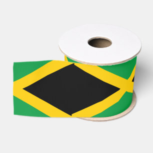 Ruban Gros-grain Drapeau jamaïcain