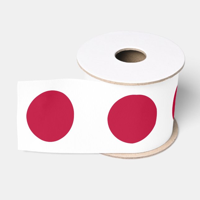 Ruban Gros-grain Drapeau japonais et voyage au Japon, vacances/spor (Bobine)