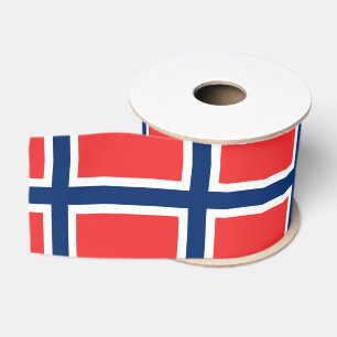 Ruban Gros-grain Drapeau norvégien et voyage en Norvège, vacances/s