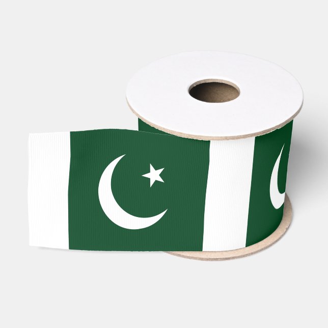 Ruban Gros-grain Drapeau pakistanais et voyage au Pakistan, vacance (Bobine)