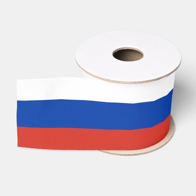 Ruban Gros-grain Drapeau russe et voyage en Russie, vacances/sports (Bobine)