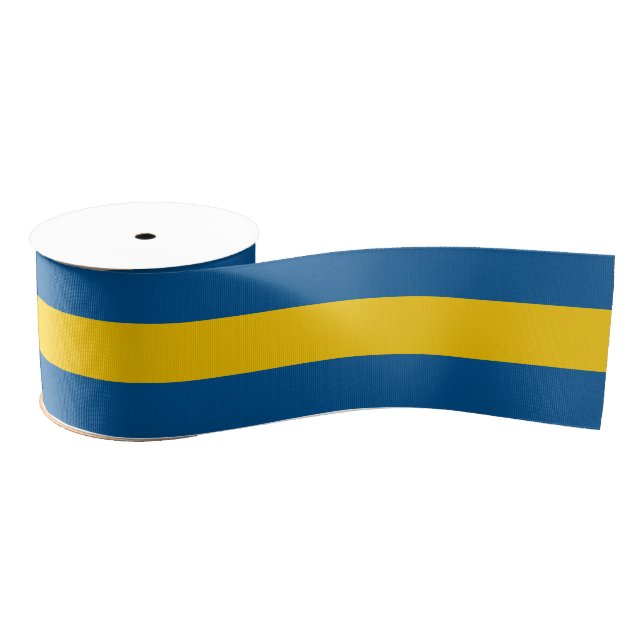 Ruban Gros-grain Drapeau suédois couleurs ruban, patriotes, Suède (Bobine)