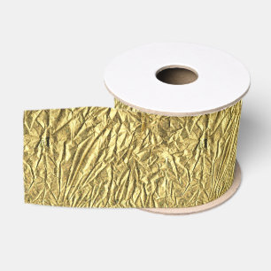 Ruban Gros-grain Feuille d'or brillante