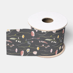 Ruban Gros-grain Fleur Vintage