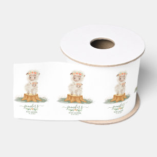 Ruban Gros-grain Forfaits de baby shower en milieu boisé Mouton