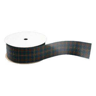 Ruban Gros-grain Fraser Chasse Tartan Plaid Motif