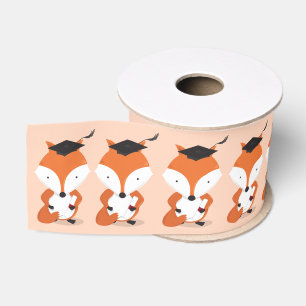 Ruban Gros-grain Fun Fox Graduation