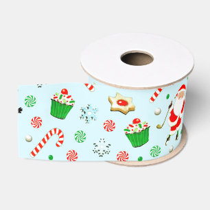 Ruban Gros-grain Golf Noël