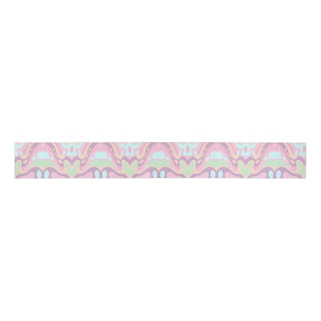 Ruban Gros-grain Golf Ribbon Pastel (Devant)