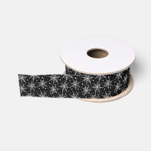 Ruban Gros-grain Halloween Webs Grosgrain Ribbon