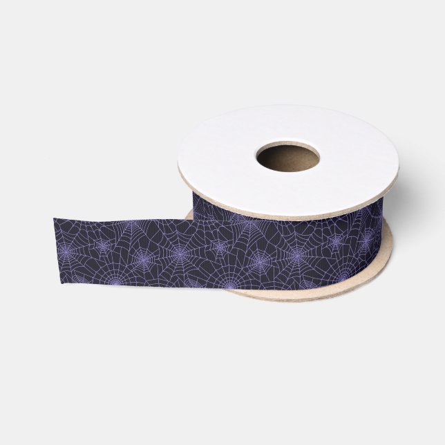 Ruban Gros-grain Halloween Webs Grosgrain Ribbon (Bobine)