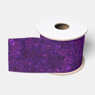 Ruban Gros-grain Impression paillettes bokeh scintillement