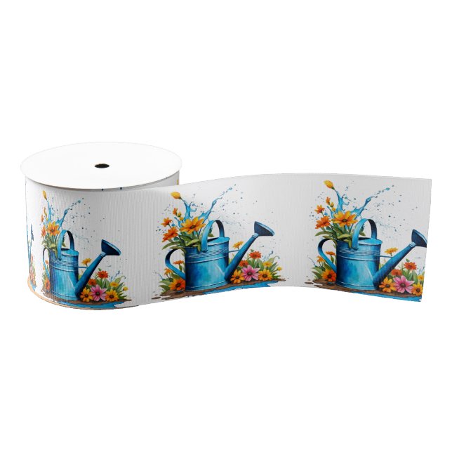 Ruban Gros-grain Inspiration de jardin (Bobine)