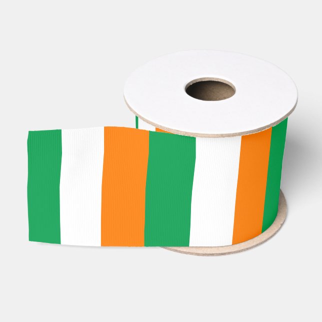 Ruban Gros-grain Irish Flag & Irlande Voyage, vacances/sports (Bobine)