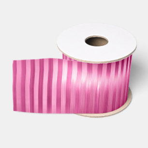 Ruban Gros-grain Jolie Fille Pink Stripes
