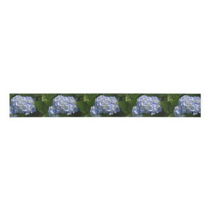 Ruban Gros-grain Jolie Hydrangea Flowers Bleu Bleu Clair