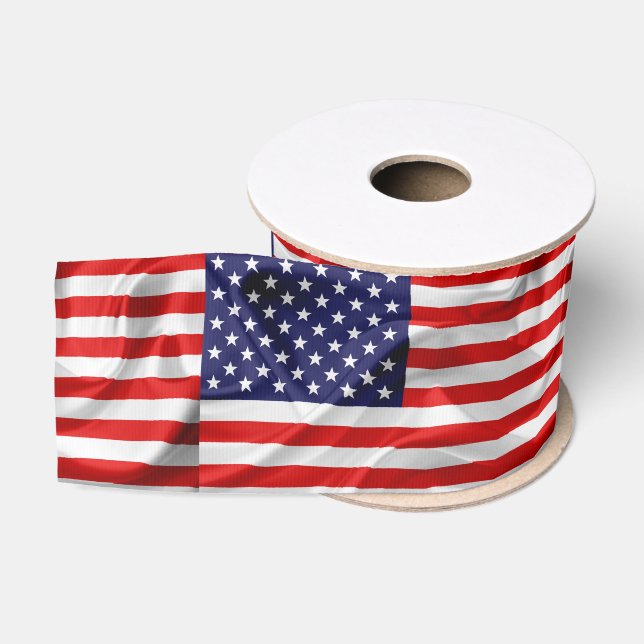 Ruban Gros-grain Le drapeau des États-Unis d'Amérique (Bobine)