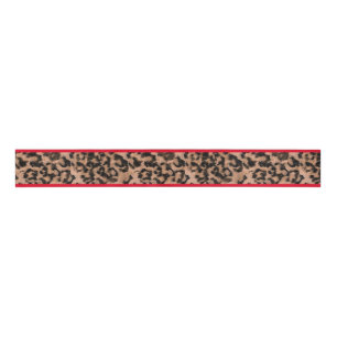 Ruban Gros-grain Leopard - imprimé tacheté animal