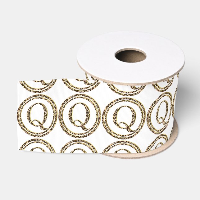 Ruban Gros-grain Leopard Q (Bobine)
