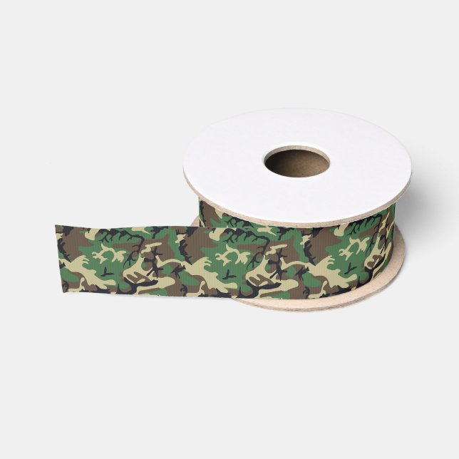 Ruban Gros-grain Les militaires camouflent (Bobine)