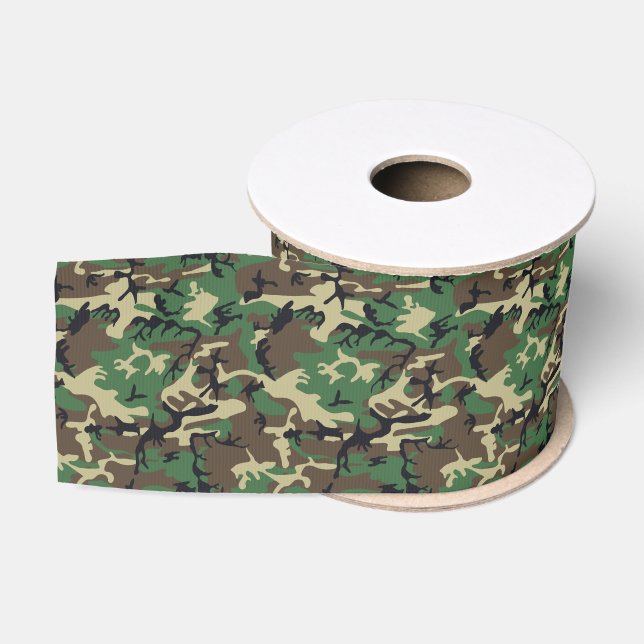 Ruban Gros-grain Les militaires camouflent (Bobine)