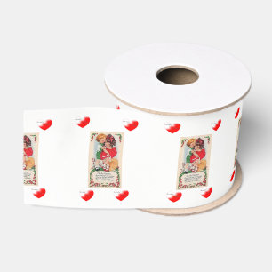 Ruban Gros-grain les valentines aiment le ruban