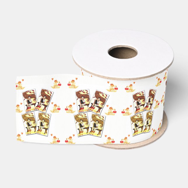 Ruban Gros-grain les valentines aiment le ruban (Bobine)