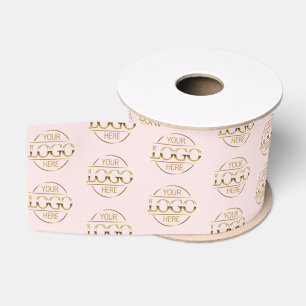 Ruban Gros-grain Logo de petite entreprise moderne promotionnel mar
