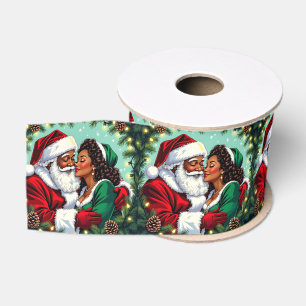 Ruban Gros-grain M. et Mme Claus Joyeux Noël 