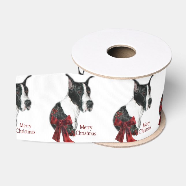 Ruban Gros-grain Mantle grand Dane Noël (Bobine)
